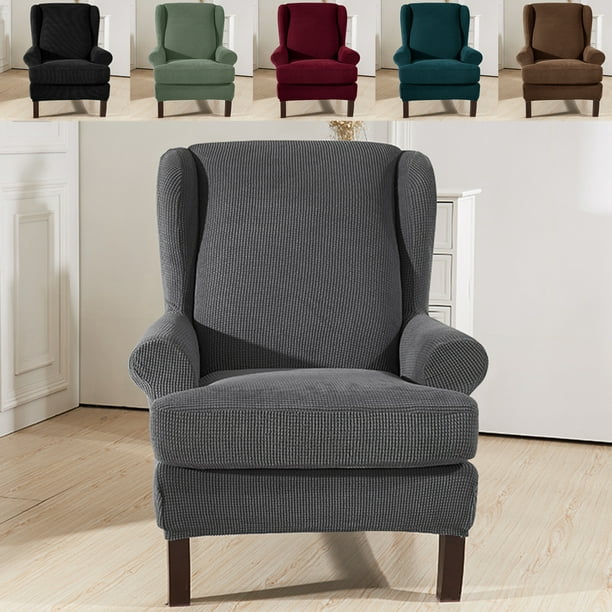 Color : I Armchair Wingback Chair Slipcovers Stretch 2-Piece Wing Chair Slipcovers with Cushion Cover Armchair Sofa Covers Fabric Elastic Armchair Slipcovers Furniture Protector